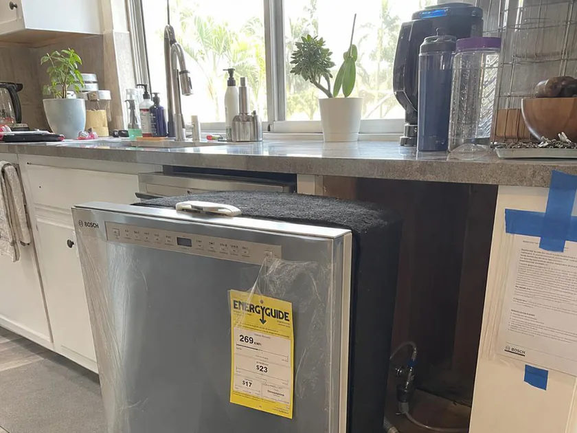 Dishwasher installation and repair